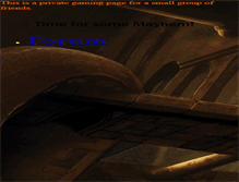 Tablet Screenshot of dungeonmayhem.com